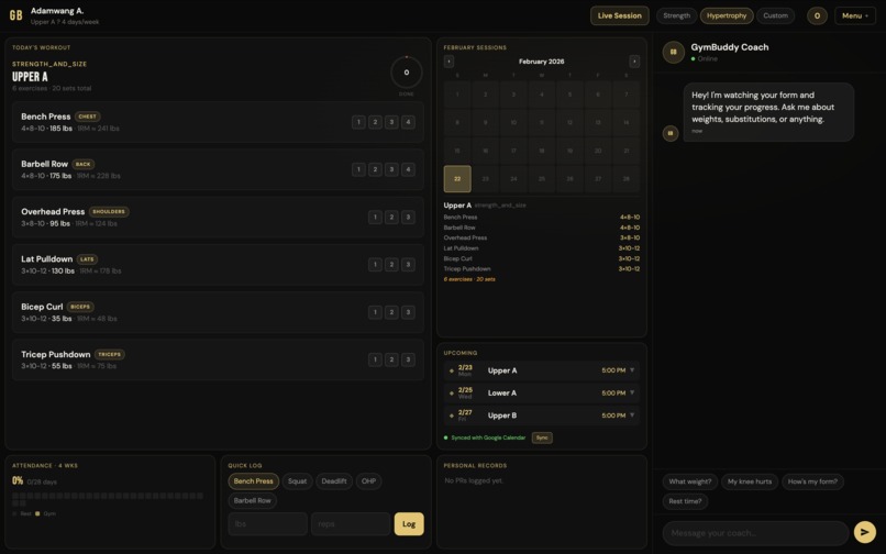 GymBuddy – screenshot 4
