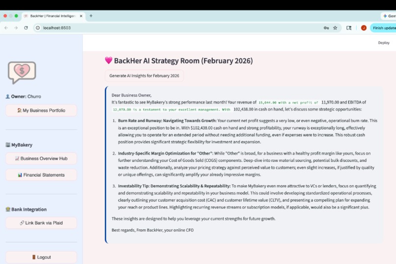 BackHer – screenshot 3