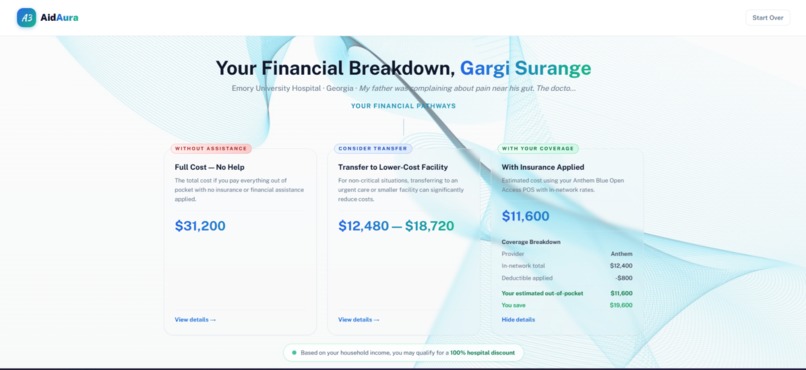 AidAura – screenshot 2