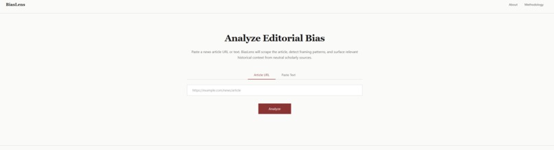 BiasLens – screenshot 1