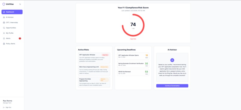 UniVisa – screenshot 13