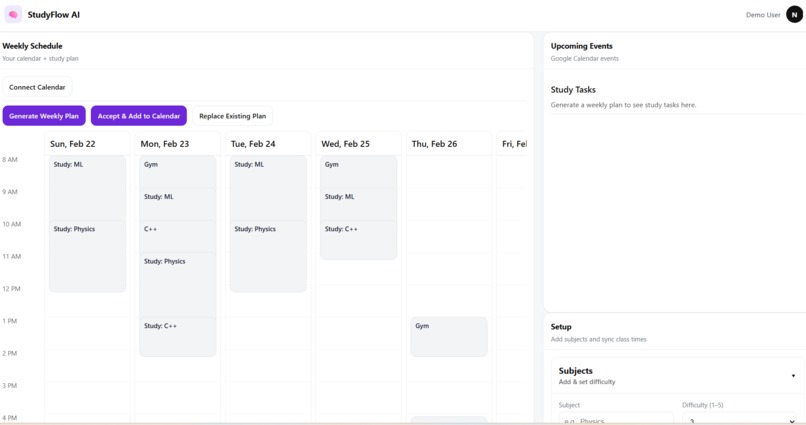 StudyFlow – screenshot 1