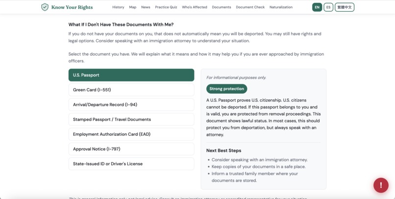 Know Your Rights – screenshot 5