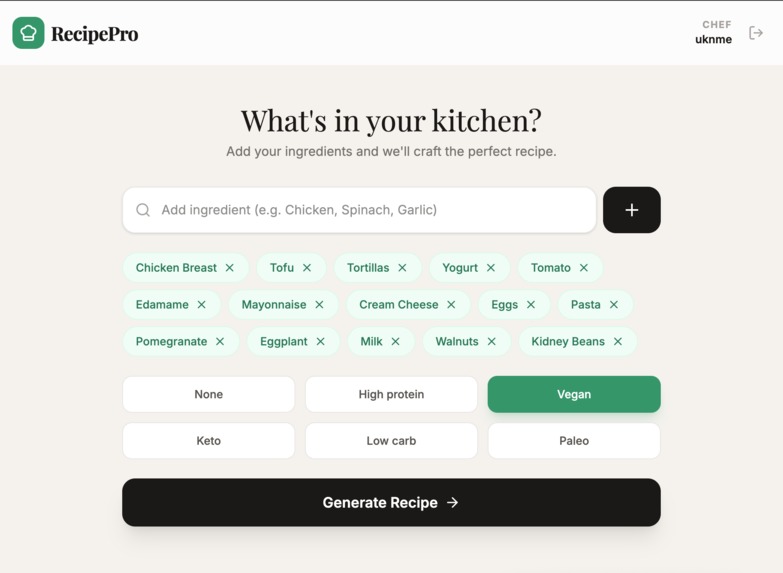 RecipePro – screenshot 1