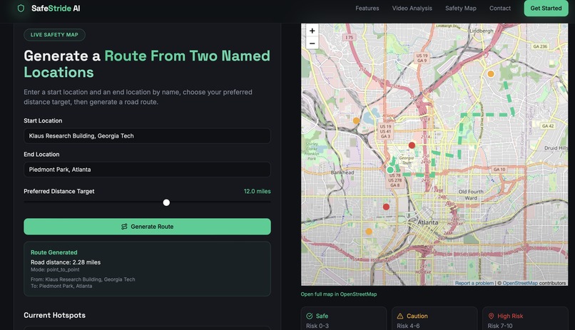 SafeStride AI – screenshot 5