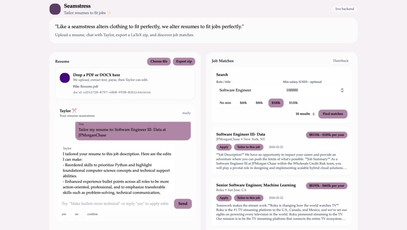 Seamstress – screenshot 1
