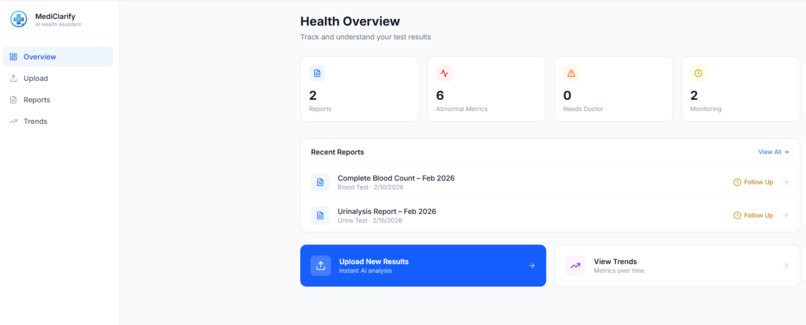 MediClarify – AI Health Assistant – screenshot 3