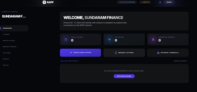 RAPP - Reverse Auction Procurement Platform. – screenshot 2