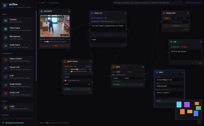 arcflow – screenshot 2