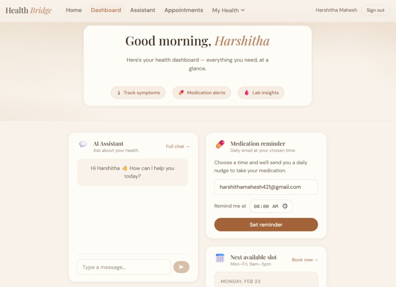 Health Bridge – screenshot 3