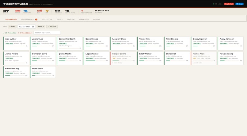 Team Pulse - Employee Hub – screenshot 1