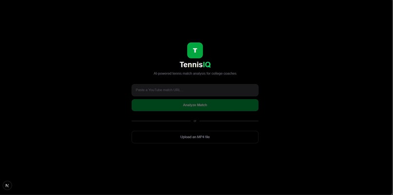 TennisIQ – screenshot 1