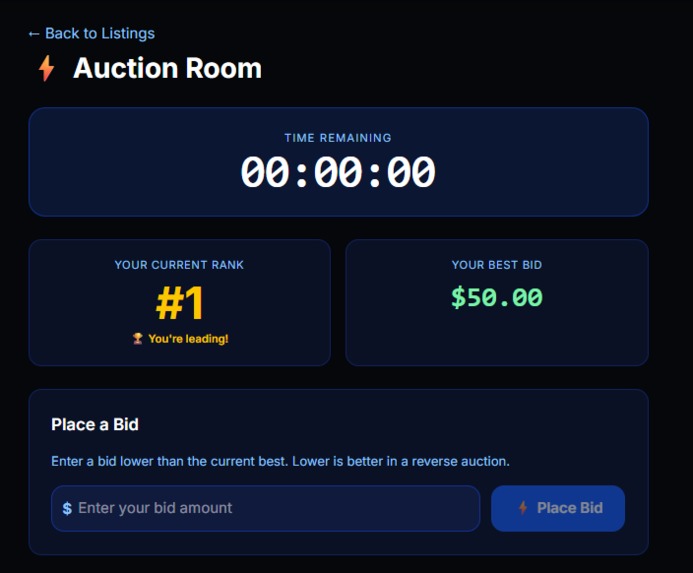 RAPP - Reverse Auction Procurement Platform. – screenshot 4