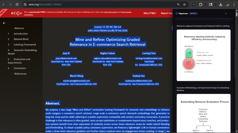 PaperLens – screenshot 2