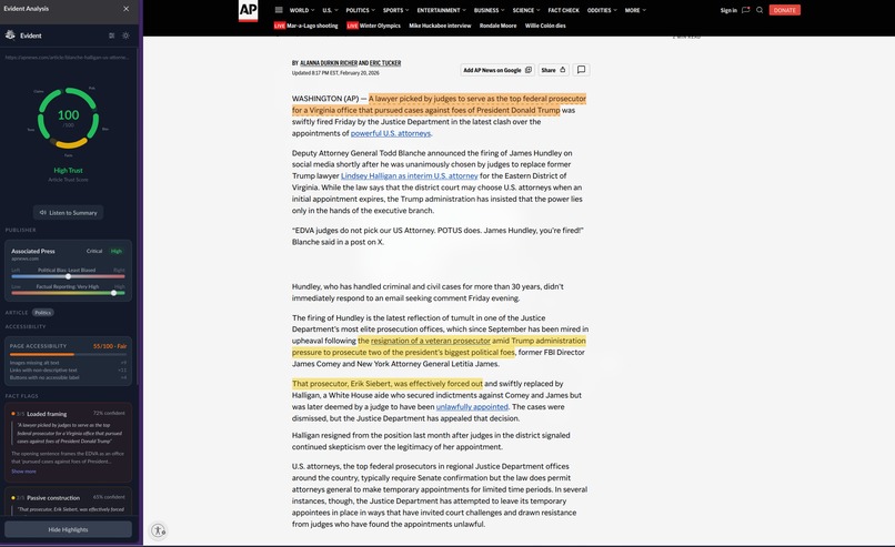 Evident – screenshot 3