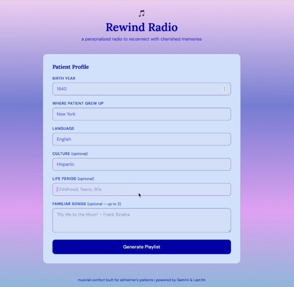 Rewind Radio – screenshot 1