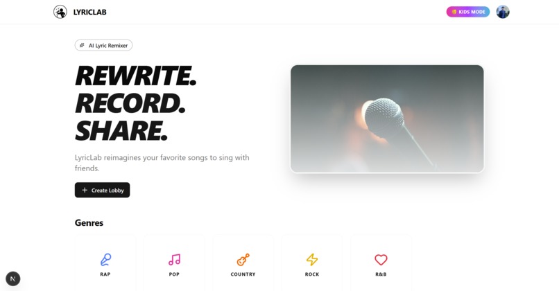 LyricLab – screenshot 1