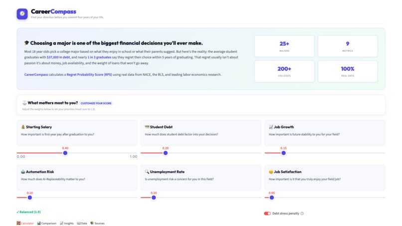 CareerCompass – screenshot 1