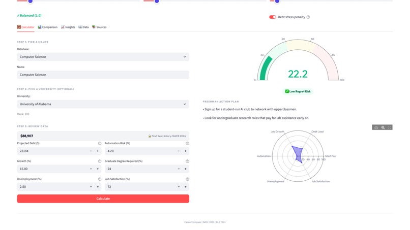 CareerCompass – screenshot 2