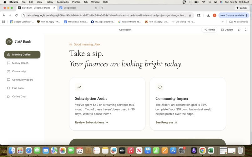 CaféBank: Where Your Money Meets Your Community – screenshot 1