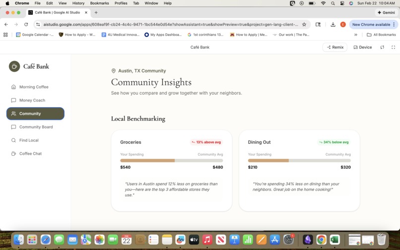 CaféBank: Where Your Money Meets Your Community – screenshot 3