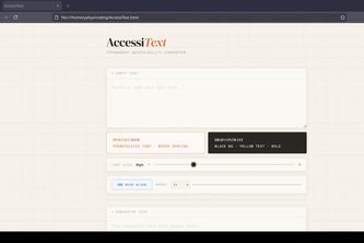 AccessiText