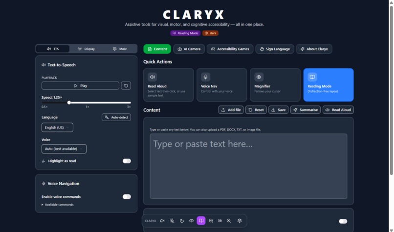 Claryx – screenshot 2