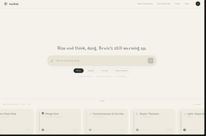 nootes – screenshot 1