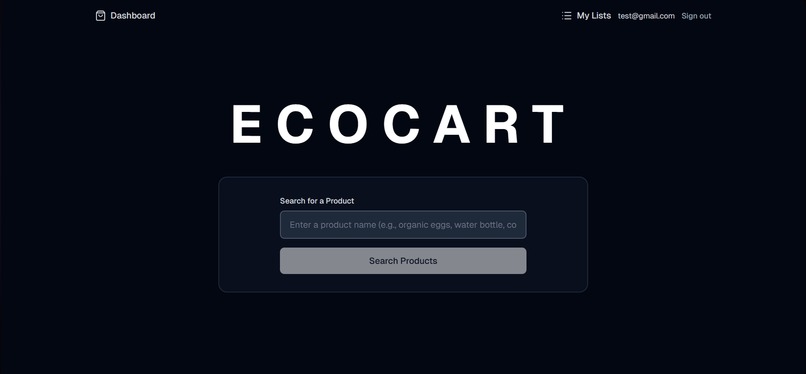 EcoCart – screenshot 1