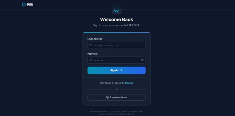Proof of Skill Network (PSN) – screenshot 1