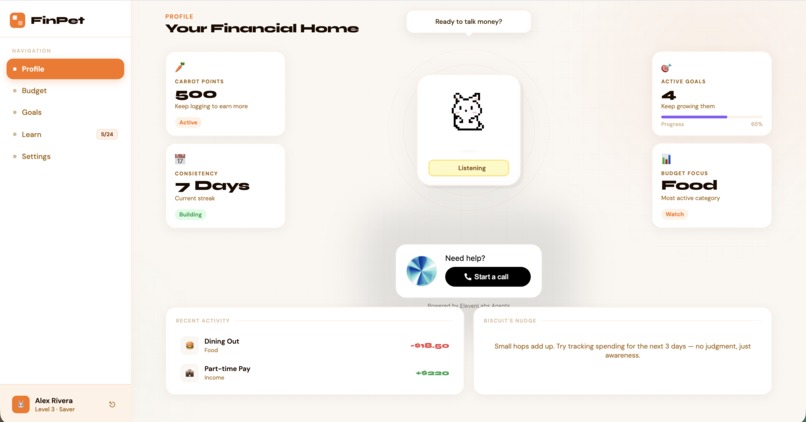 FinPet – screenshot 2