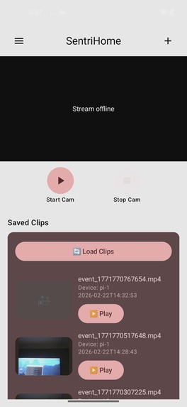NAIS_SentriHome – screenshot 2