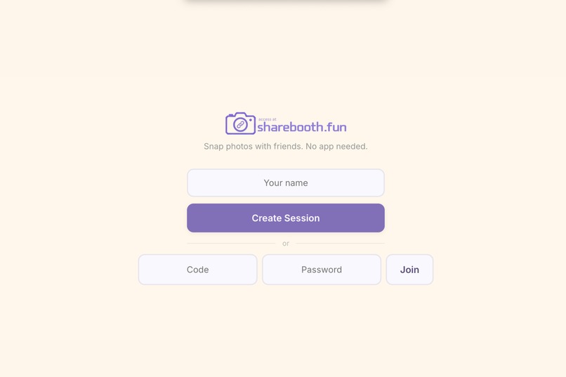 ShareBooth – screenshot 1