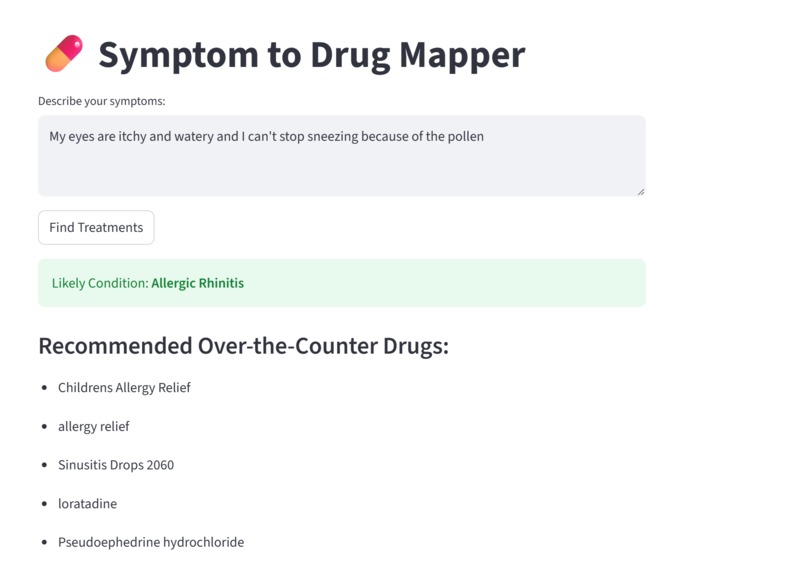 Simply Symptoms – screenshot 1