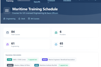 Maritime Training Navigator