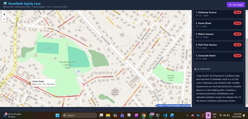 Streetsafe - Equity Lens – screenshot 2