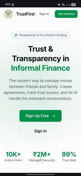 Trust First – screenshot 1