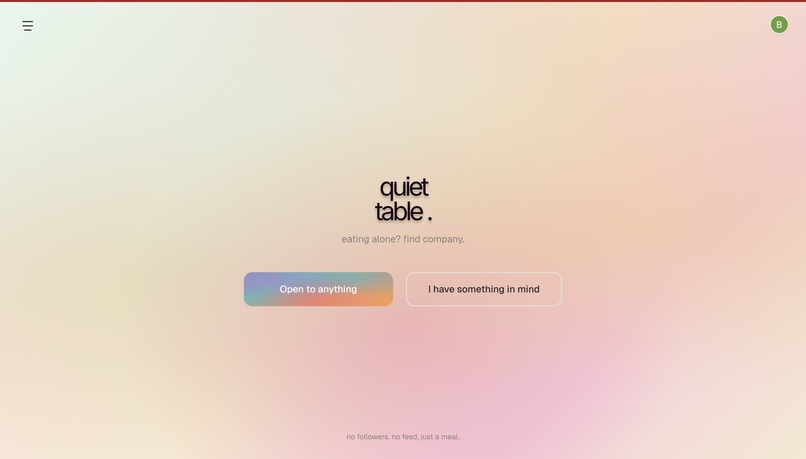 Quiet Table – screenshot 3