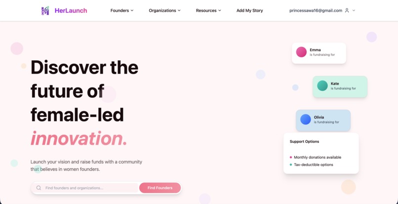 HerLaunch – screenshot 2