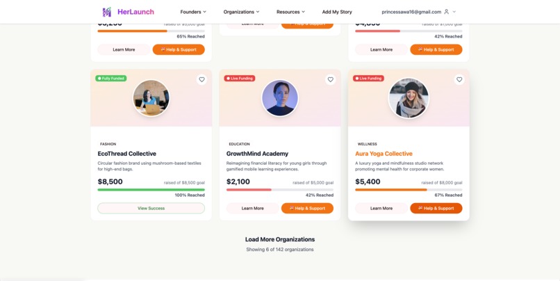HerLaunch – screenshot 4
