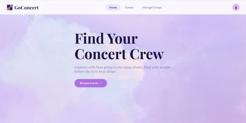 GoConcert – screenshot 1