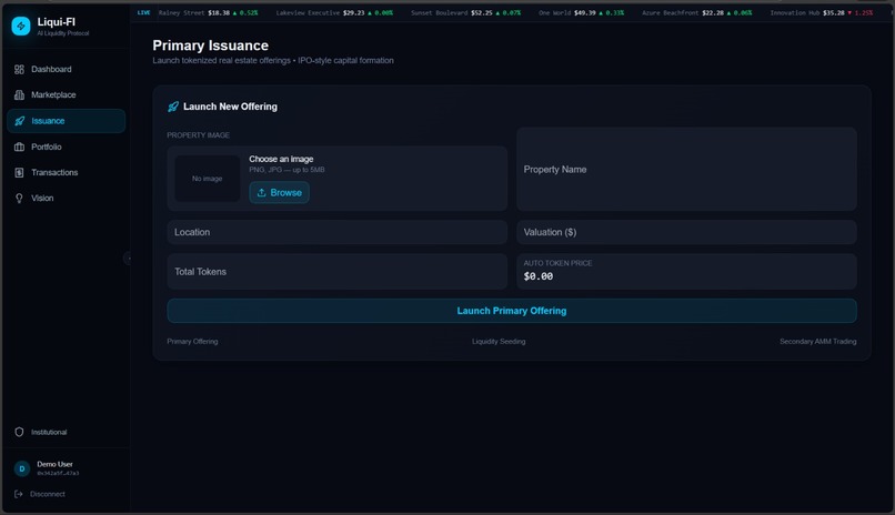 Liqui-Fi - AI Powered Tokenized Real Estate Liquidity – screenshot 5