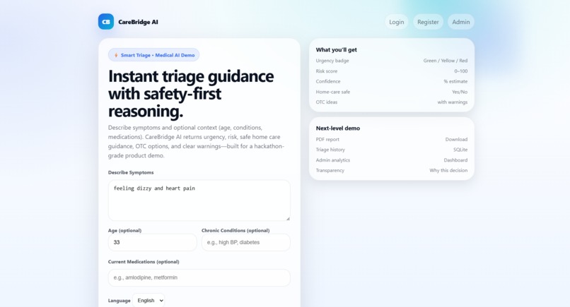  CareBridge AI – screenshot 1