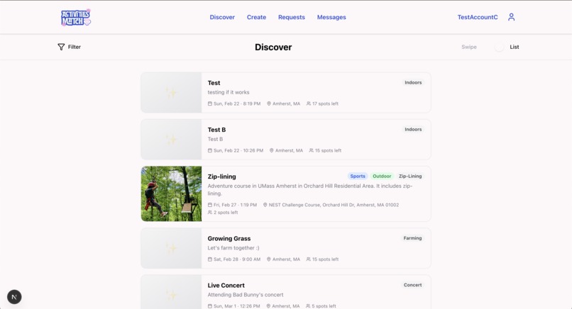 Activities Match – screenshot 3