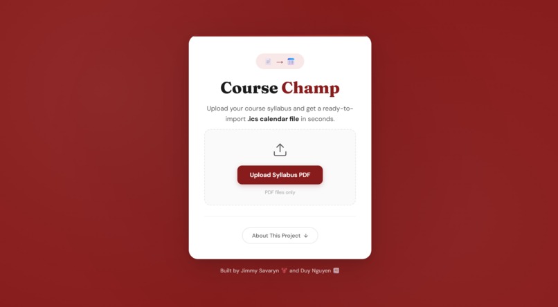 Course Champ – screenshot 1