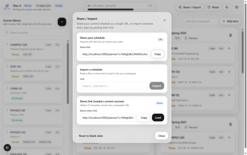 Plan-it – screenshot 5