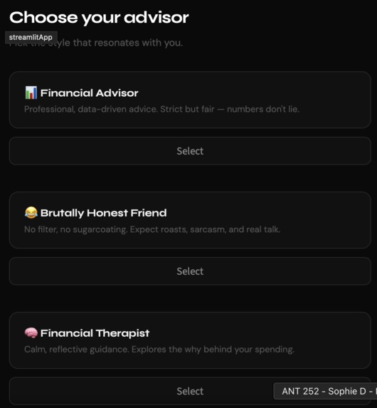 FinBud – screenshot 2