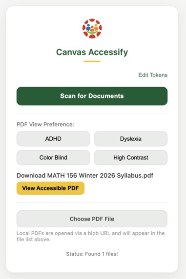 Canvas Accessibility  – screenshot 2