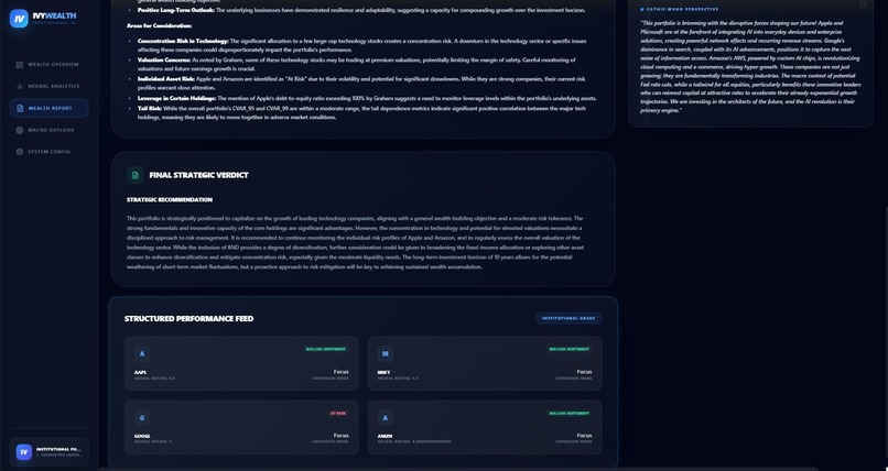  Wealth AI: Institutional Portfolio Orchestrator – screenshot 6