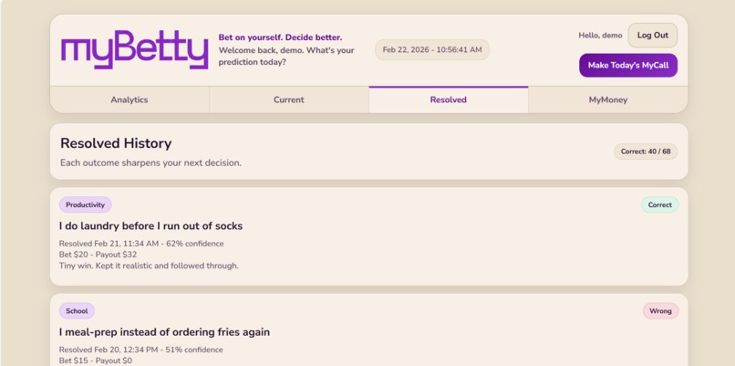 myBetty – screenshot 6